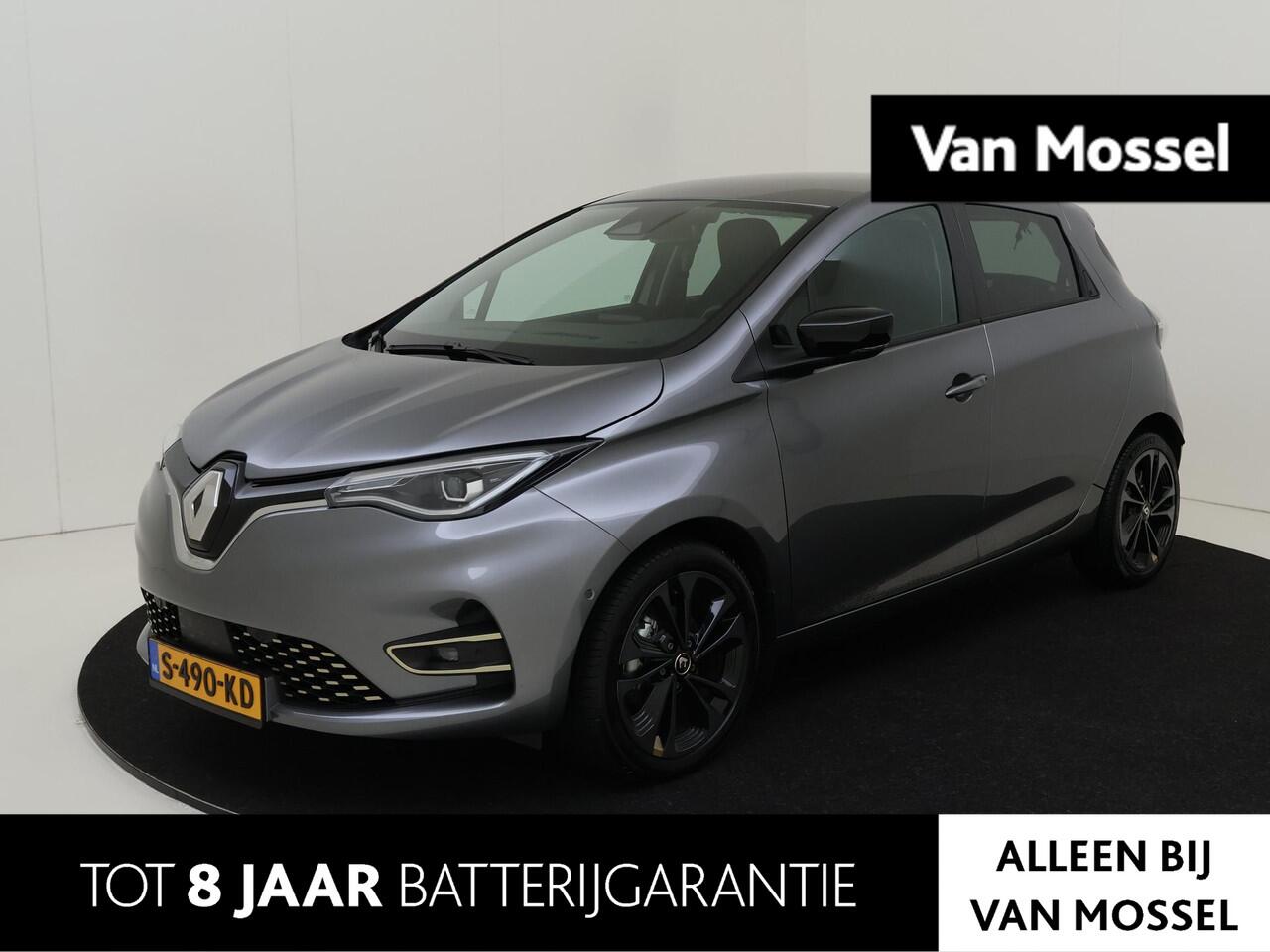 Renault ZOE R135 Iconic 52 kWh inclusief Koopaccu | Navigatie | Lederen bekleding | Android Auto | Apple Carplay | Parkeersensoren | Lichtmatalen Velgen