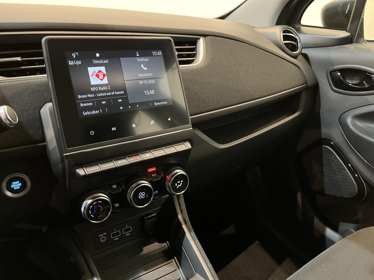 Renault ZOE R110 Life 52 kWh (Incl. Accu) / CarPlay / Airco / Cruise Control / 34.000 KM !! Prijs ex BTW ¤ 11.530,-