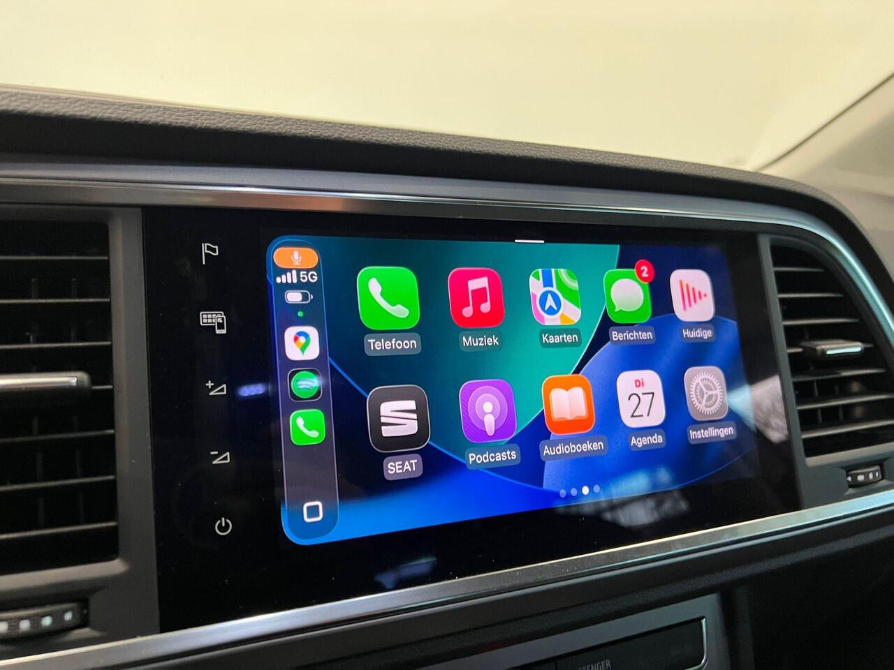 Seat ATECA 1.5 TSI DSG7 Aut. FR Business Intense Airco ECC Navi Carplay PDC VA + Camera Adaptive Cruise Control LED Matrix Stoel/Stuurverwarming Keyless Ambiente verlichting