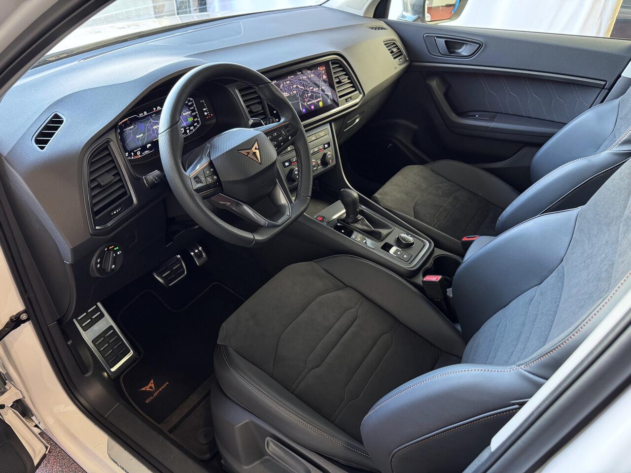 Seat ATECA CUPRA 1.5 TSI VIR.COCKPIT BEATS MATRIX LED ELEK.KLEP TREKHAAK NAVI CAMERA CARPLAY STOEL/STUUR VERW. 09/2024
