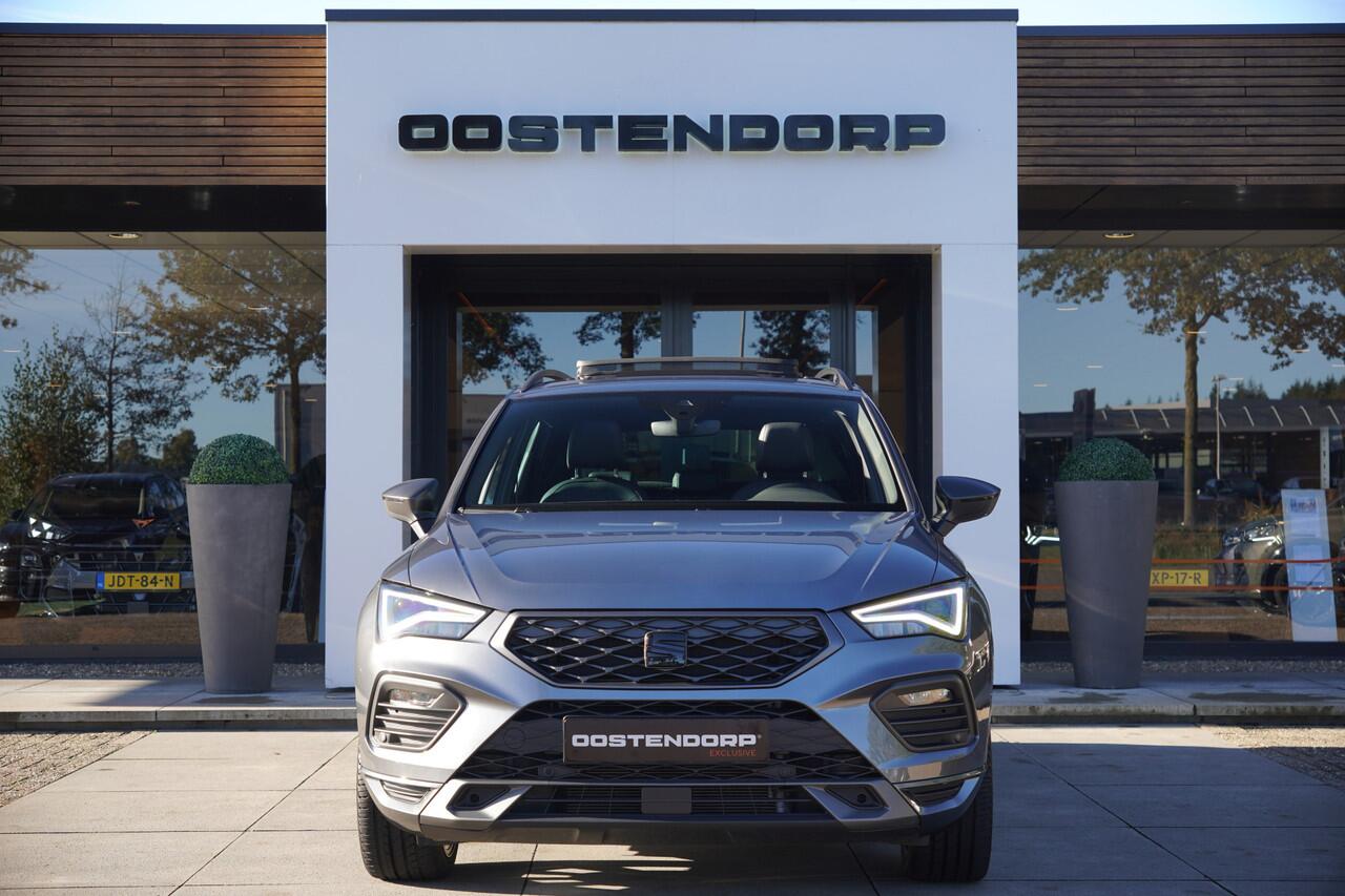 Seat ATECA 1.5TSI/150pk FR Blackstyle DSG|2023|Panoramadak|Trekhaak|Cruise+ACC|Virtual Cockpit|PDC+Camera|Stuur-+stoelverw.|Keyless|19"LMV