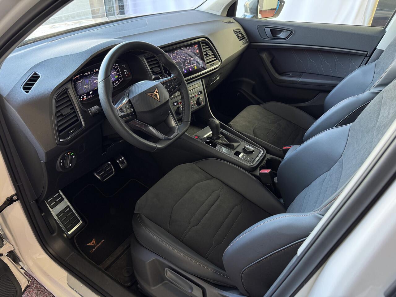 Seat ATECA CUPRA 1.5 TSI VIR.COCKPIT BEATS MATRIX LED ELEK.KLEP TREKHAAK NAVI CAMERA CARPLAY STOEL/STUUR VERW. 09/2024