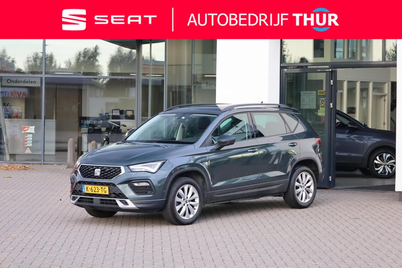 Seat ATECA 1.5 TSI Style Business Intense 110KW/150PK, Nieuw door ons geleverd NL auto 1e eigenaar, Full led, achteruitrijcamera, cruise control, climatronic, carplay, pdc voor en achter, navigatie, park assist, licht en regensensor, spraak bediening, privacy glas