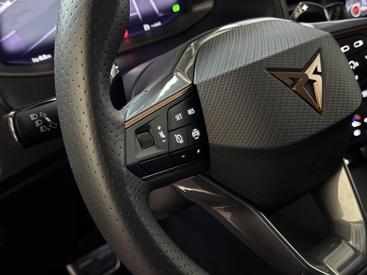 Seat ATECA CUPRA 1.5 TSI VIR.COCKPIT BEATS MATRIX LED ELEK.KLEP TREKHAAK NAVI CAMERA CARPLAY STOEL/STUUR VERW. 09/2024