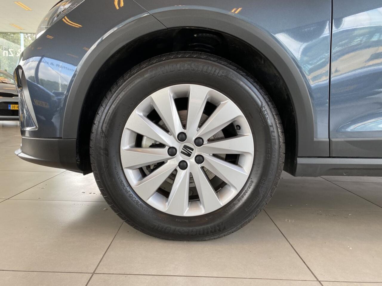 Seat Arona 1.0 EcoTSI Style Automaat,Unieke Kilometerstand,Apple Carplay Android/Auto,Virtual cockpit,Spraakbediening,Parkeersensoren,Lane assist,Airco,Cruisecontrol,Nieuwstaat,16 Inch Lmv