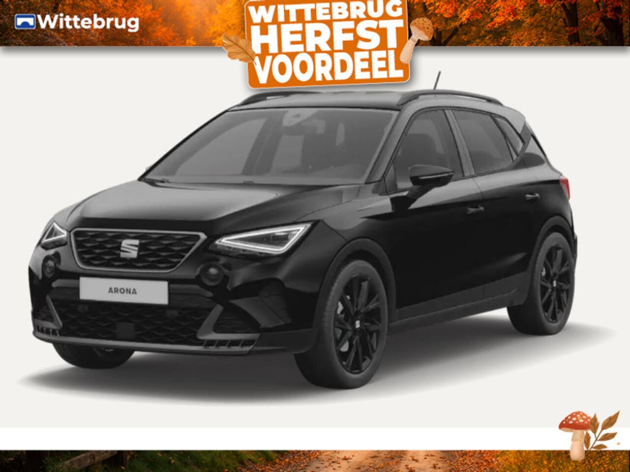 Seat Arona 1.0 EcoTSI FR Business Connect / Black Pack / Achteruitrijcamera / Keyless Entry/Go / Verwarmbare voorstoelen / Apple CarPlay(TM) & Android Auto(TM)