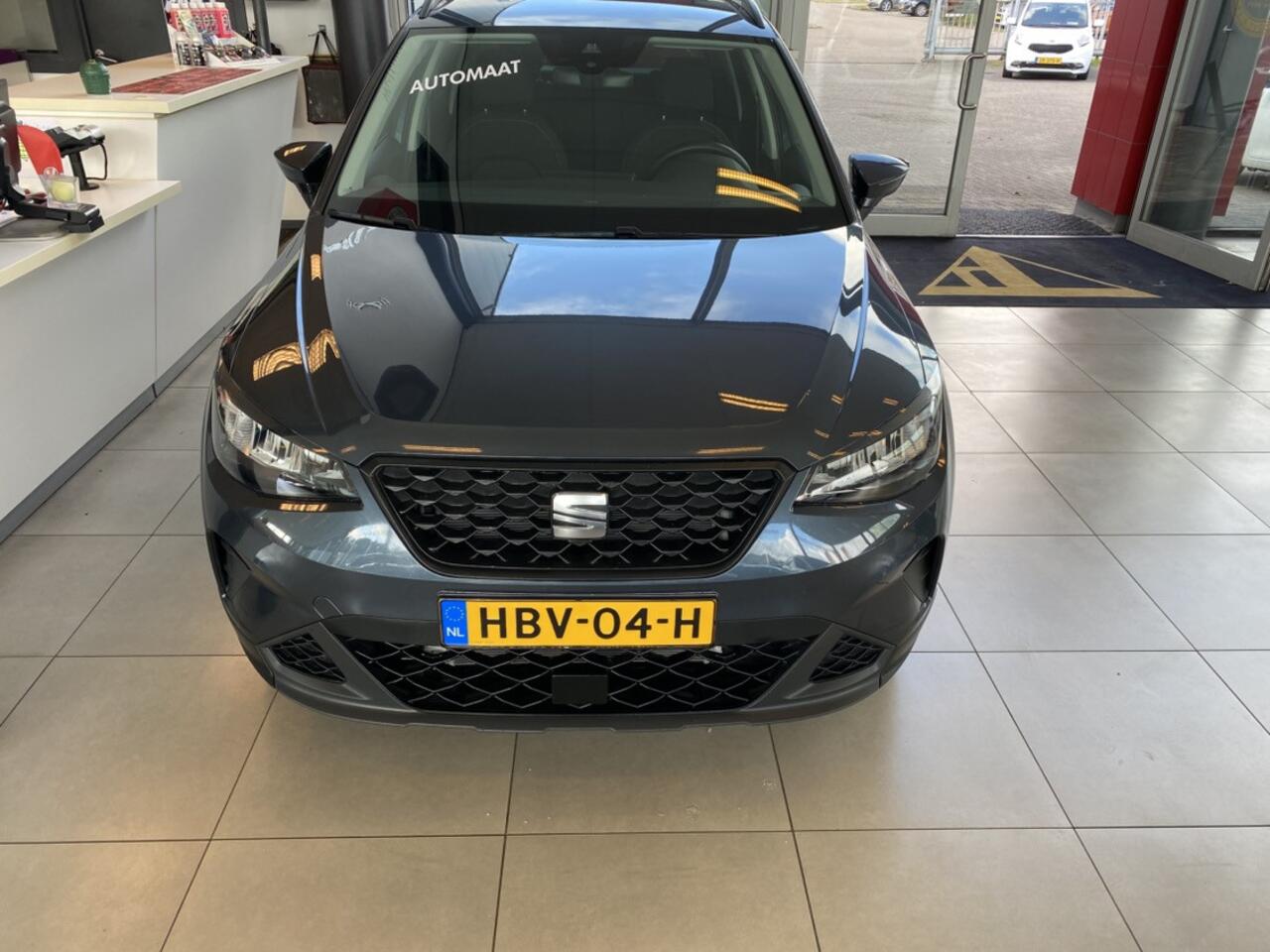 Seat Arona 1.0 EcoTSI Style Automaat,Unieke Kilometerstand,Apple Carplay Android/Auto,Virtual cockpit,Spraakbediening,Parkeersensoren,Lane assist,Airco,Cruisecontrol,Nieuwstaat,16 Inch Lmv