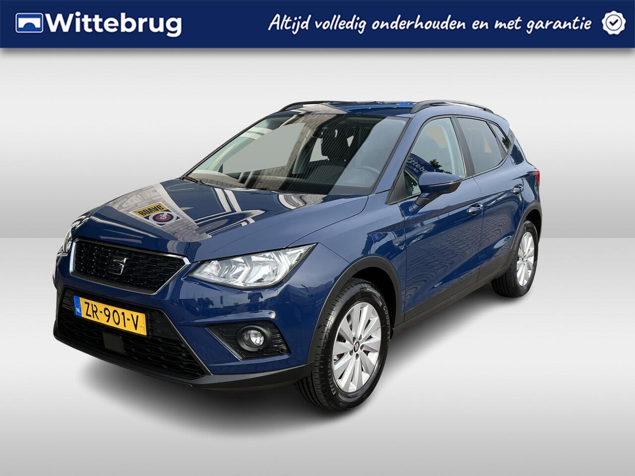 Seat Arona 1.0 TSI Style Business Intense / AUTOMAAT/ TREKHAAK/ KEYLESS/ ADAPT. CRUISE/ FULL LINK/ PARK. SENSOREN + CAMERA/ SPRAAKBEDIENING/ NAVI/ CLIMA/ 16" LMV