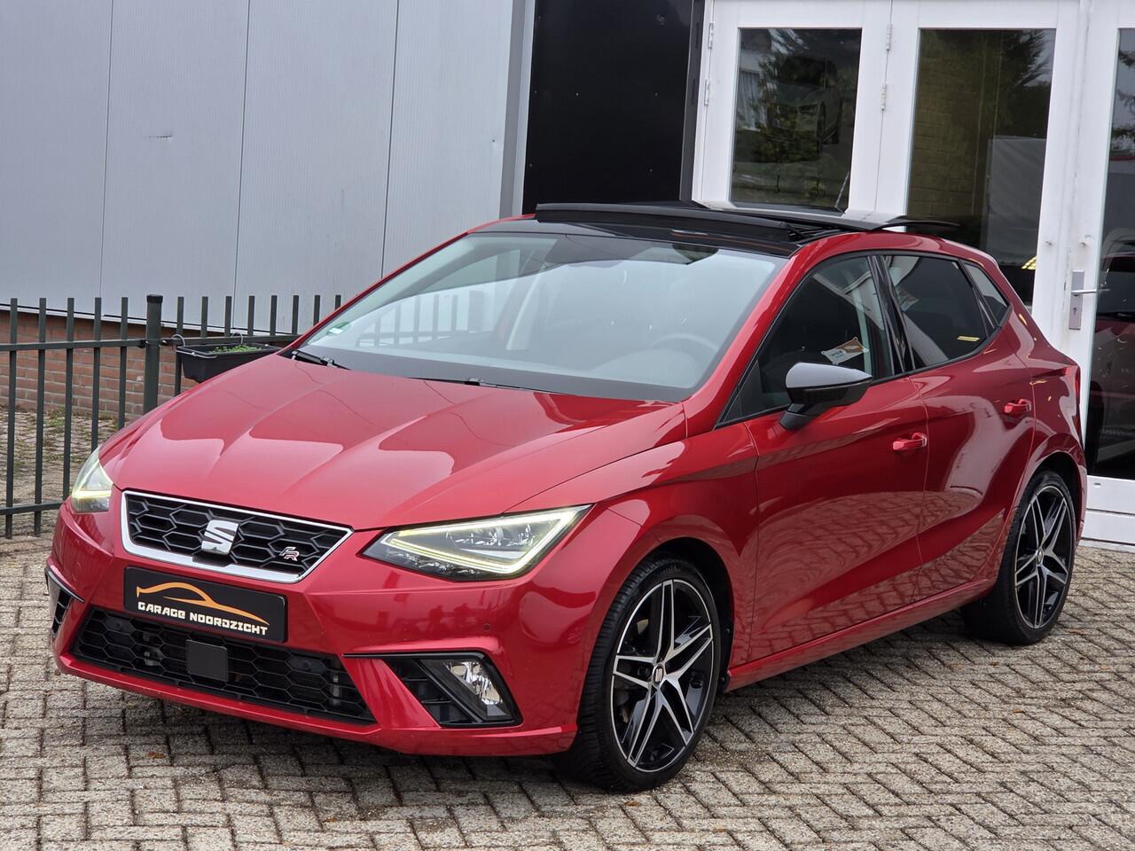 Seat IBIZA 1.0 TSI FR 116PK Business Intense PANORAMADAK|ADAPTIVE CRUISE CONTROL|CAMERA|CARPLAY|NAVIGATIE|STOELVETWARMING|18 INCH|DEALER ONDERHOUDEN Maandag tot Vrijdag geopend van 09.00 uur tot 20.00 uur en Zaterdag van 09.00 tot 18.00 uur
