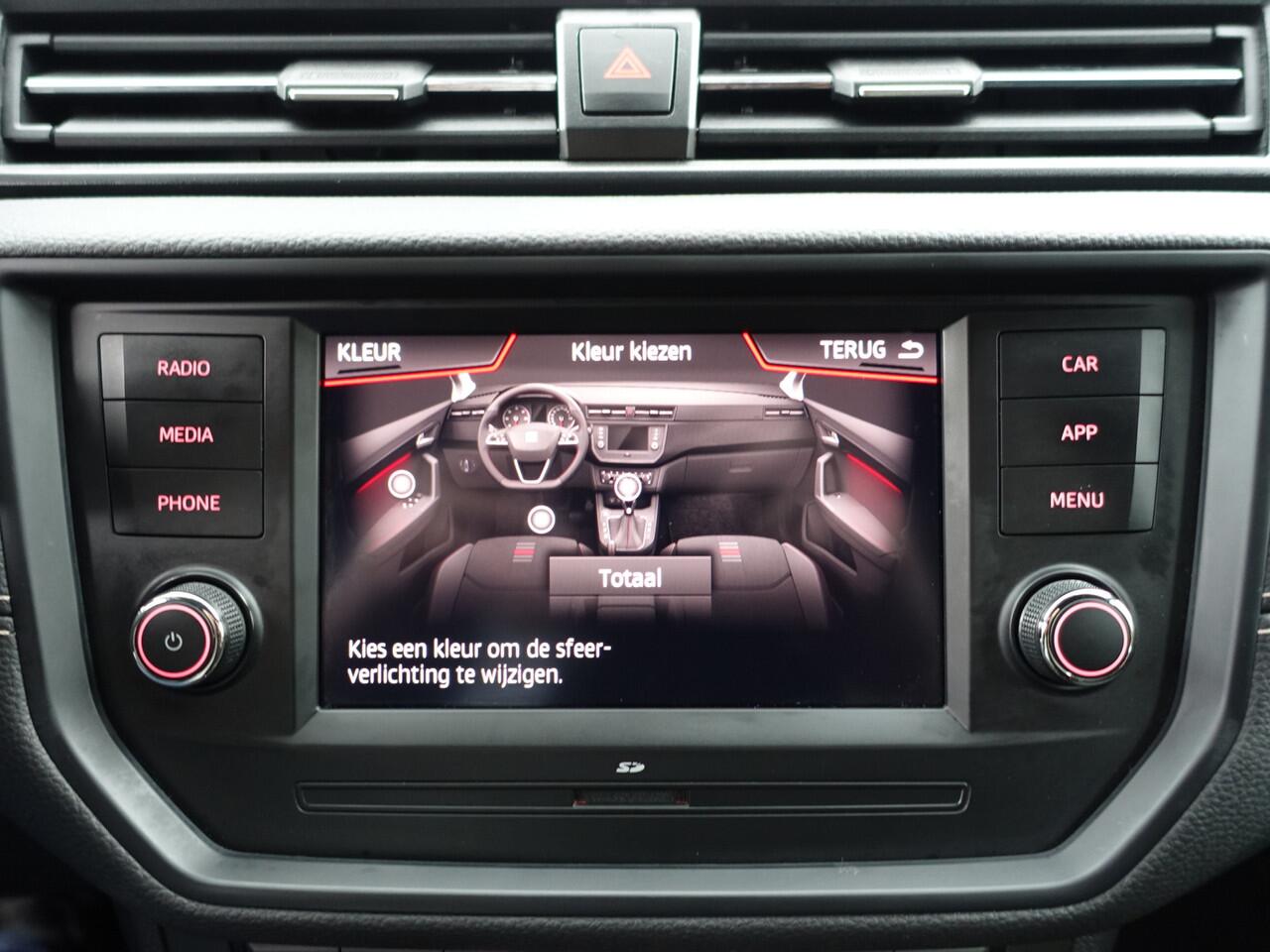 Seat IBIZA 1.0 TSI Excellence- Alcantara Interieur, CarPlay, Sfeerverlichting, Front Assist, Keyless, Stoelverwarming
