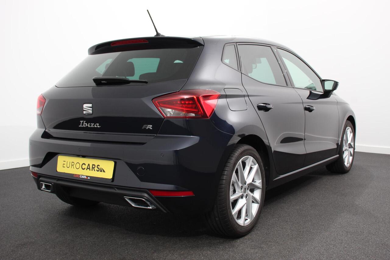 Seat IBIZA 1.0 TSI 110pk DSG FR | DEMO ! | Navigatie | Apple Carplay/Android Auto | Camera | Parkeersensoren | Adaptive cruise control | Keyless Entry/Start | Virtual Cockpit | Stoelverwarming | Ledverlichting | Getinte ramen