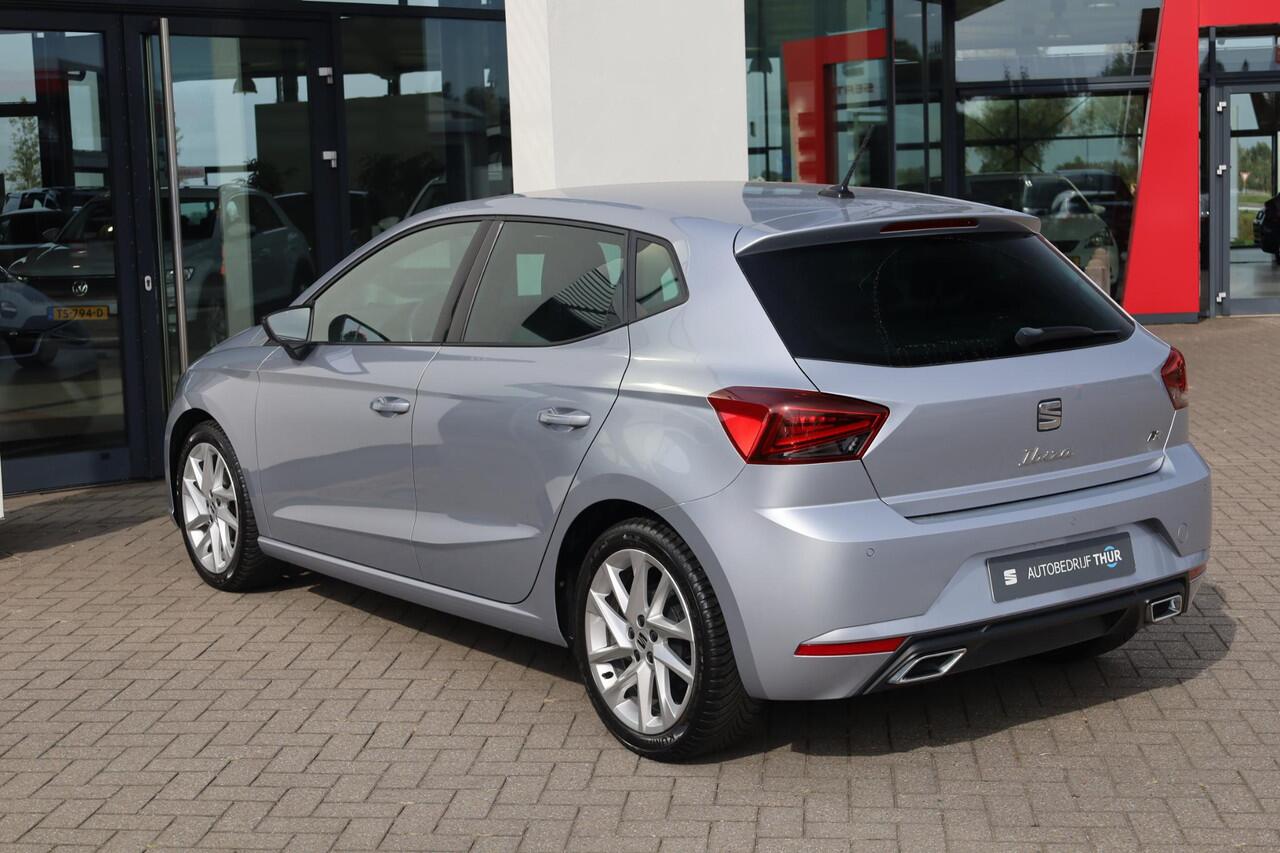 Seat IBIZA 1.0 EcoTSI FR PL ¤436 p/m* 70KW/95PK, navigatie grootbeeld, leder alcantara, cruise control, FR FULL Led, cruise control, parkeersensoren, multifunctioneel lederen stuurwiel, dealer onderhouden