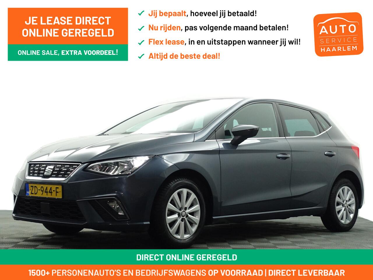 Seat IBIZA 1.0 TSI Excellence- Alcantara Interieur, CarPlay, Sfeerverlichting, Front Assist, Keyless, Stoelverwarming