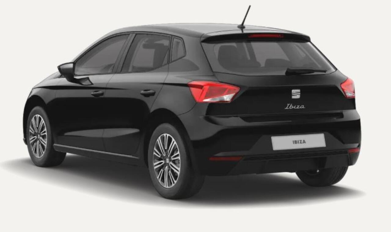 Seat IBIZA 1.0 EcoTSI Style Black Apple CarPlay(TM) & Android Auto(TM) / Parkeersensoren achter / Cruise Control / Multifunctioneel lederen stuurwiel