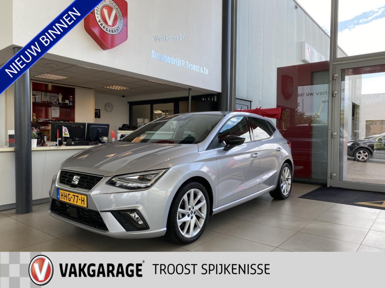 Seat IBIZA 1.0 EcoTSI FR Business Connect,Automaat/Keyless/Uniek!!/Lage kilometerstand!/Stoelverwarming/Virtual cockpit/Sfeerverlichting/Climate control/Cruise control Adaptief/Spraakbediening,LED koplampen/Apple carplay/Parkeersensoren V&A/Lane assist/Bluetooth/DAB
