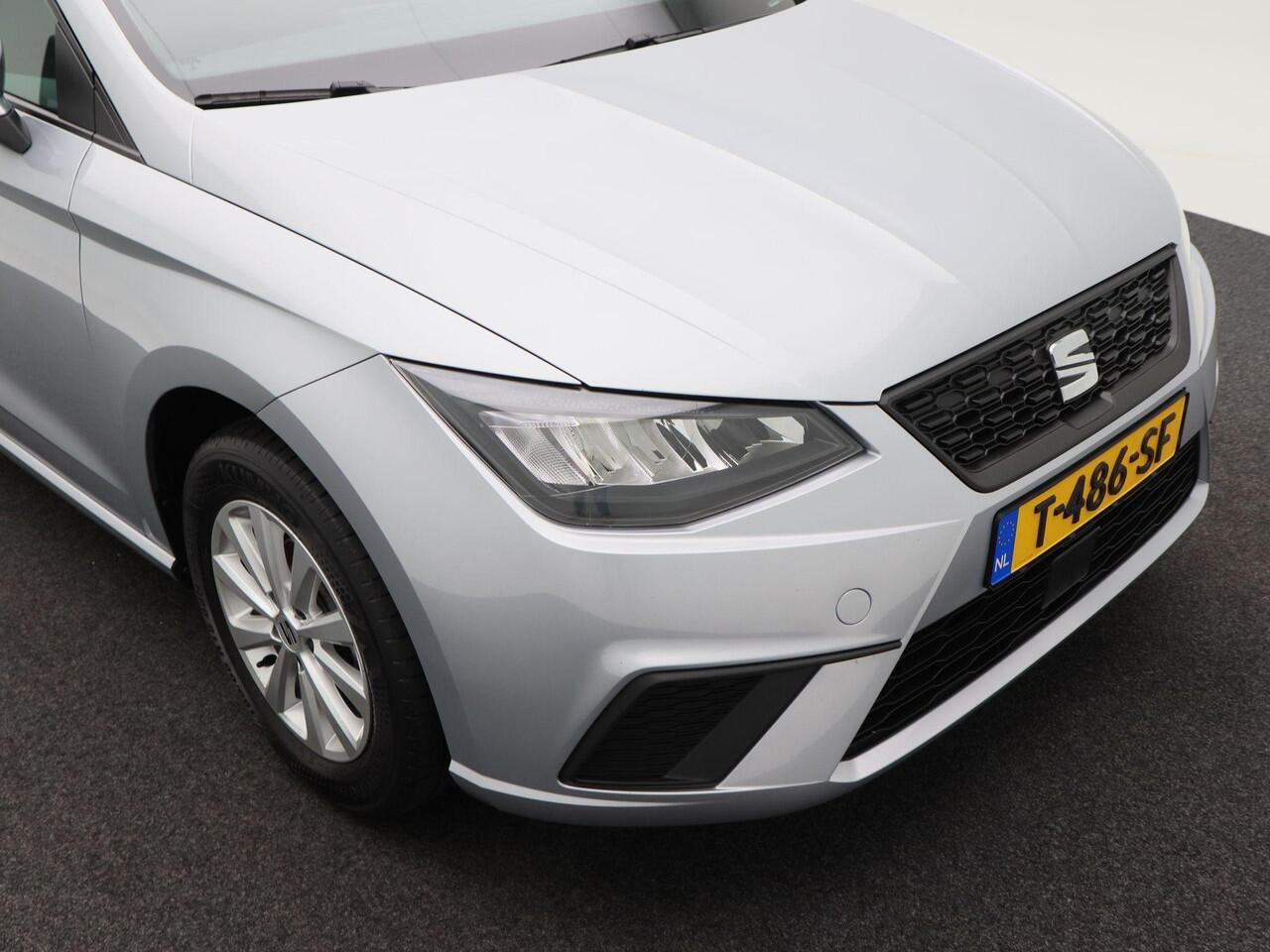 Seat IBIZA 1.0 TSi Style | LED | Carplay | Sensoren | Adaptive Cruise | Climate Control | Leder stuur | 15 Inch | 55.258 Km!!