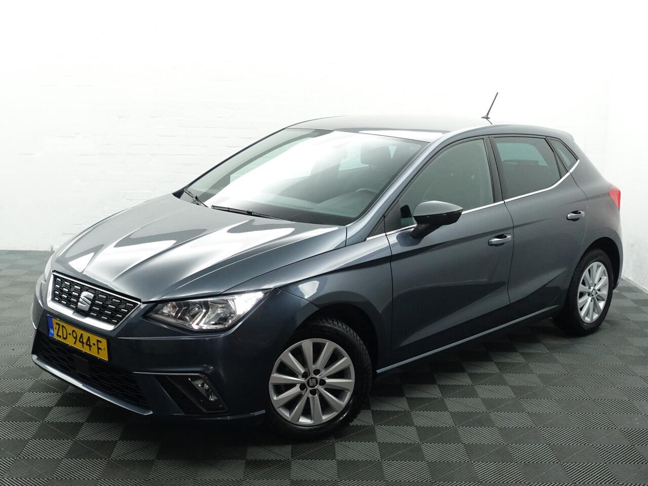 Seat IBIZA 1.0 TSI Excellence- Alcantara Interieur, CarPlay, Sfeerverlichting, Front Assist, Keyless, Stoelverwarming