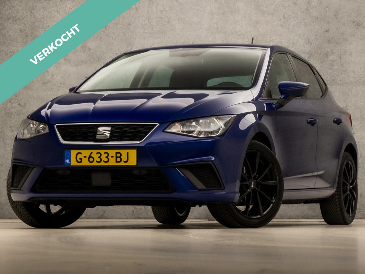 Seat IBIZA 1.0 TSI Sport (APPLE CARPLAY, GROOT NAVI, CLIMATE, CRUISE, SPORTSTOELEN, PARKEERSENSOREN, GETINT GLAS, LM VELGEN, NIEUWSTAAT)