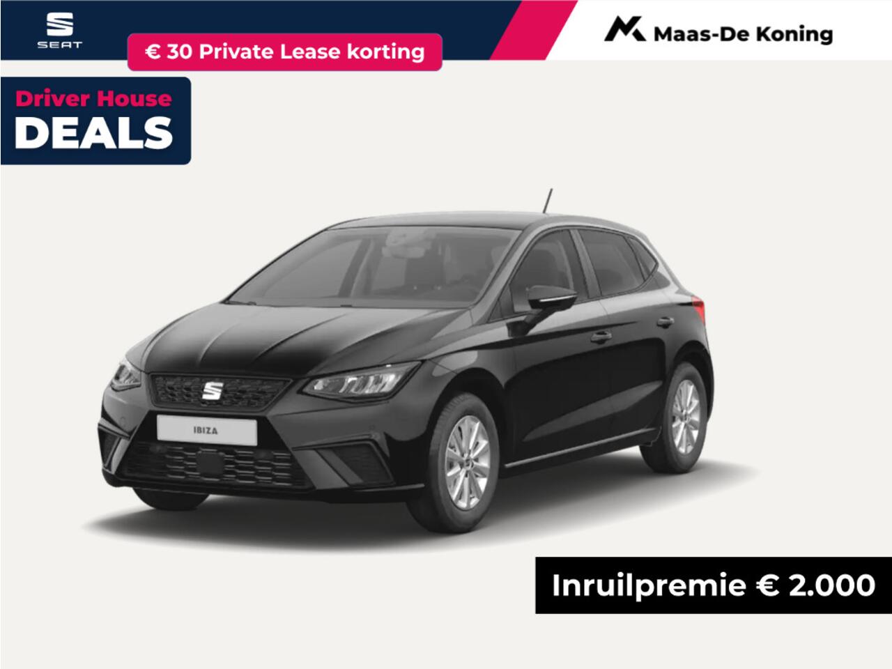 Seat IBIZA Style Business Connect 1.0 85 kW / 115 pk EcoTSI H 7 versn. DSG | Airconditioning automatisch met 2-zone-temperatuurregeling | Metallic Lak | 2000,- inruilvoordeel!!