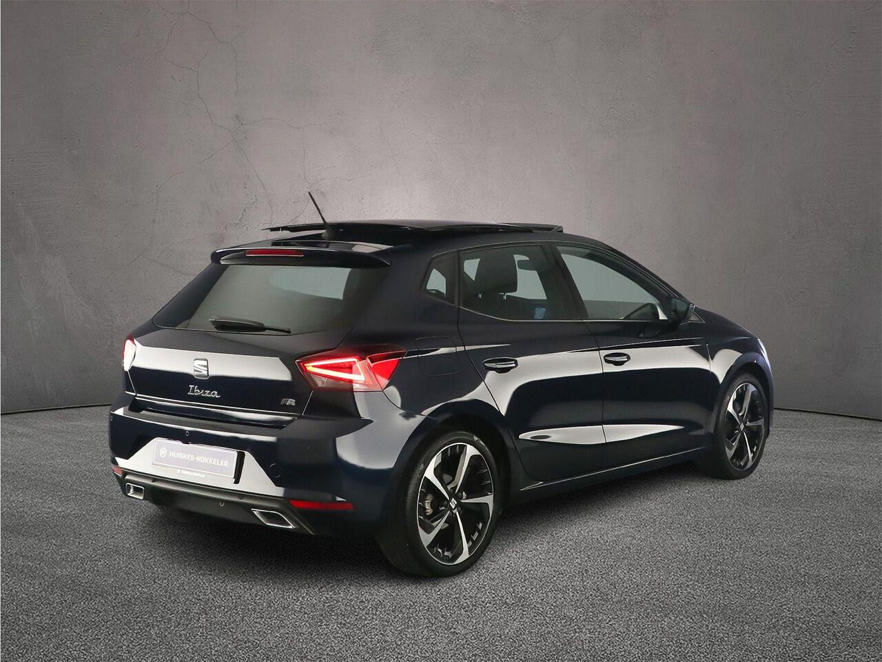 Seat IBIZA FR Plus 1.0 TSI 110pk DSG Automaat Trekhaak, Panoramadak, Adaptive cruise control, LED koplampen, Beats audio, Navigatie, Parkeersensoren, Stoelverwarming