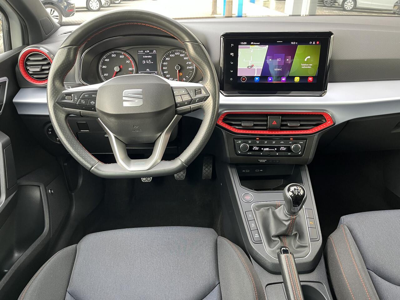 Seat IBIZA 1.0 TSI FR / PANO/ BEATS AUDIO/ PARK. SENSOREN + CAMERA/ FULL LINK/ CLIMA/ RIJ-MODI/ STOEL VERWARM.