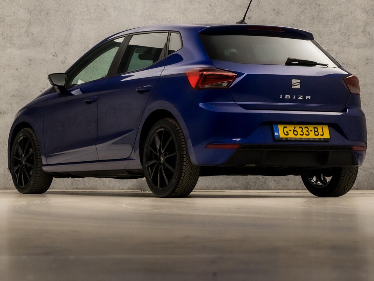 Seat IBIZA 1.0 TSI Sport (APPLE CARPLAY, GROOT NAVI, CLIMATE, CRUISE, SPORTSTOELEN, PARKEERSENSOREN, GETINT GLAS, LM VELGEN, NIEUWSTAAT)