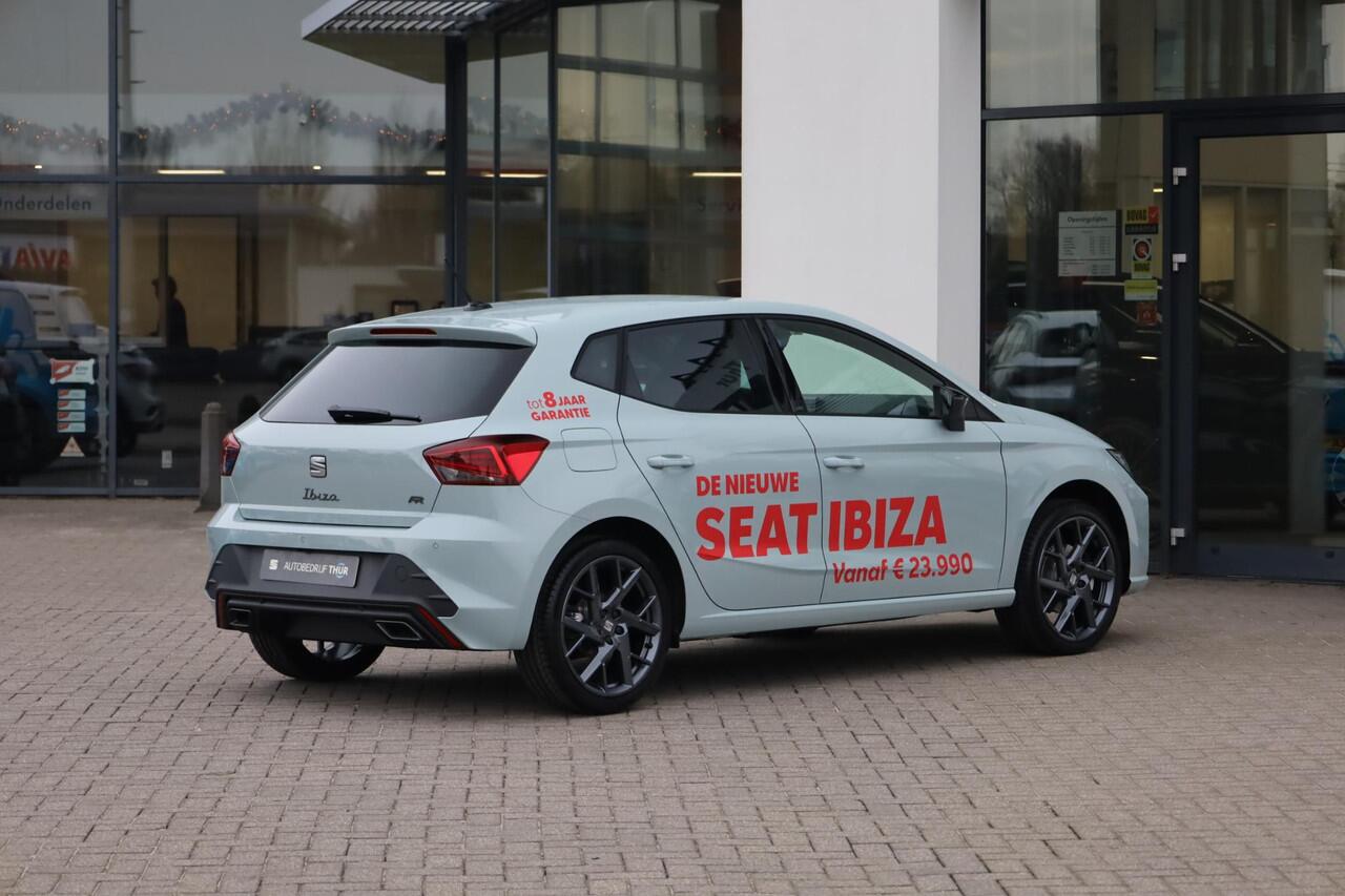 Seat IBIZA 1.0 EcoTSI FR Business Connect 115PK / 85kW Achteruitrijcamera, Apple Carplay & Android Auto, verwarmbare voorstoelen, Keyless Entry, dodehoekdetectie, full LED koplampen, navigatie, draadloos telefoon laden, groot digitaal instrumentenpaneel (Virtual Coc