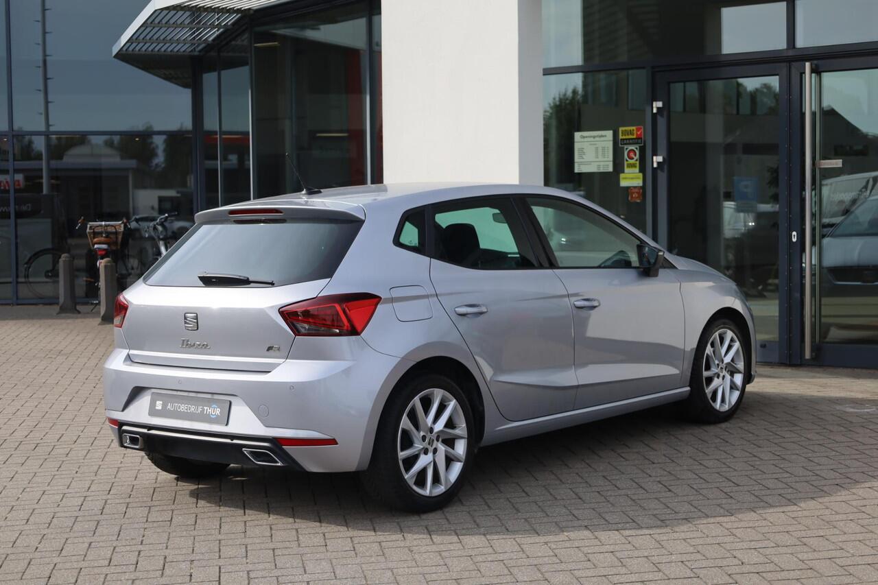 Seat IBIZA 1.0 EcoTSI FR PL ¤436 p/m* 70KW/95PK, navigatie grootbeeld, leder alcantara, cruise control, FR FULL Led, cruise control, parkeersensoren, multifunctioneel lederen stuurwiel, dealer onderhouden