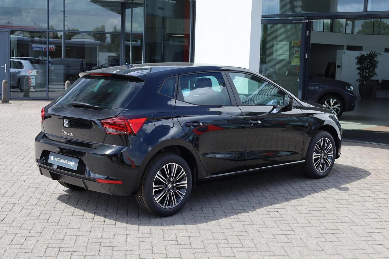 Seat IBIZA 1.0 EcoTSI Style Business Connect 95PK / 70kW Apple Carplay & Android Auto, cruise control, verwarmbare voorstoelen, parkeersensoren voor + achter, airco, volledig digitaal instrumentenpaneel, 16'' LMV 'Design'