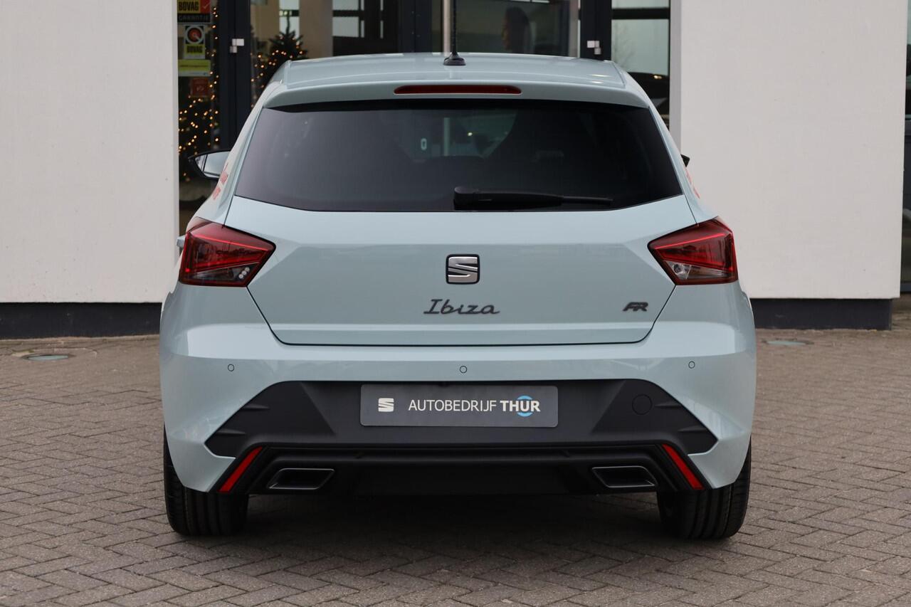 Seat IBIZA 1.0 EcoTSI FR Business Connect 115PK / 85kW Achteruitrijcamera, Apple Carplay & Android Auto, verwarmbare voorstoelen, Keyless Entry, dodehoekdetectie, full LED koplampen, navigatie, draadloos telefoon laden, groot digitaal instrumentenpaneel (Virtual Coc