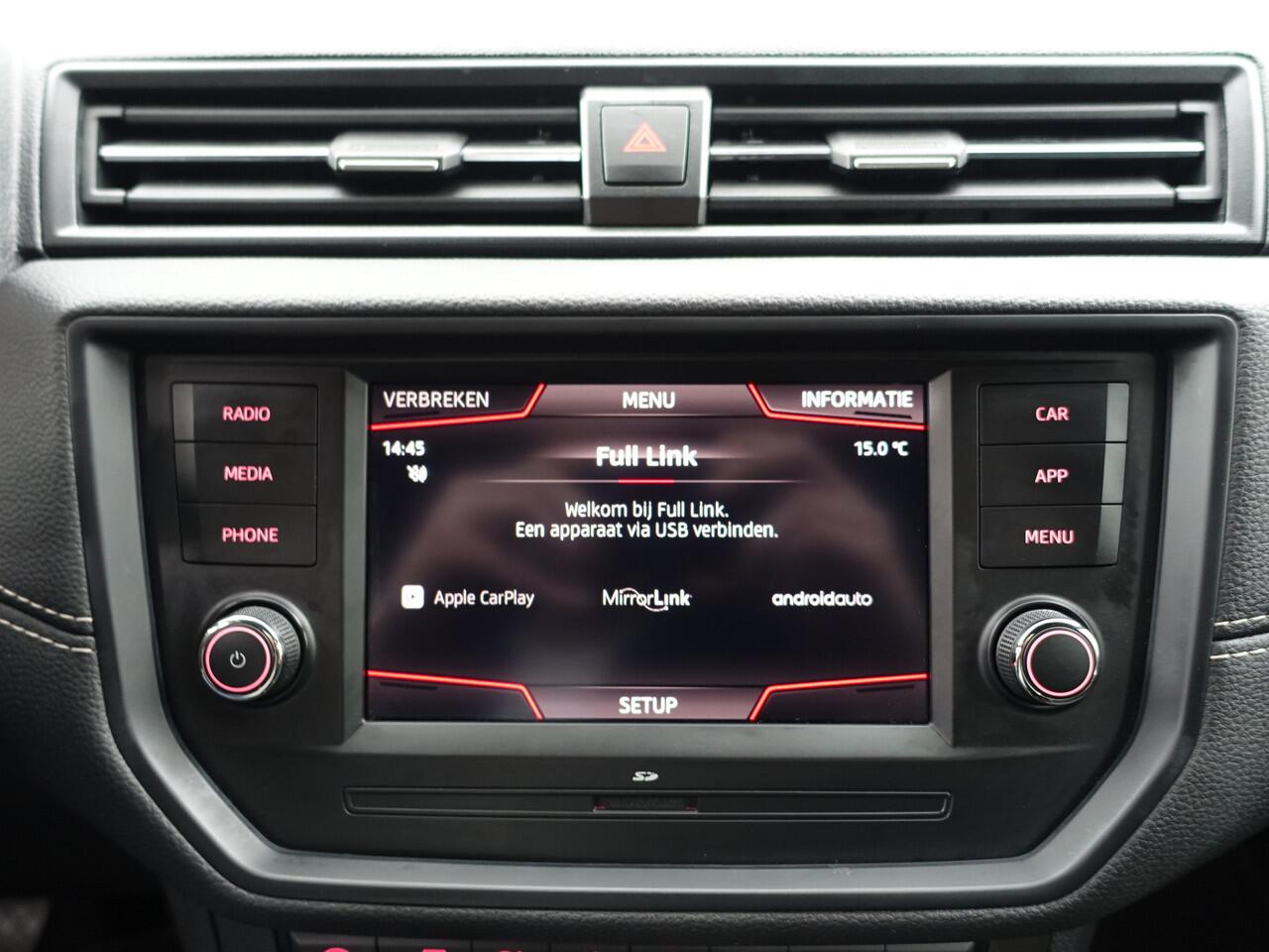 Seat IBIZA 1.0 TSI Excellence- Alcantara Interieur, CarPlay, Sfeerverlichting, Front Assist, Keyless, Stoelverwarming