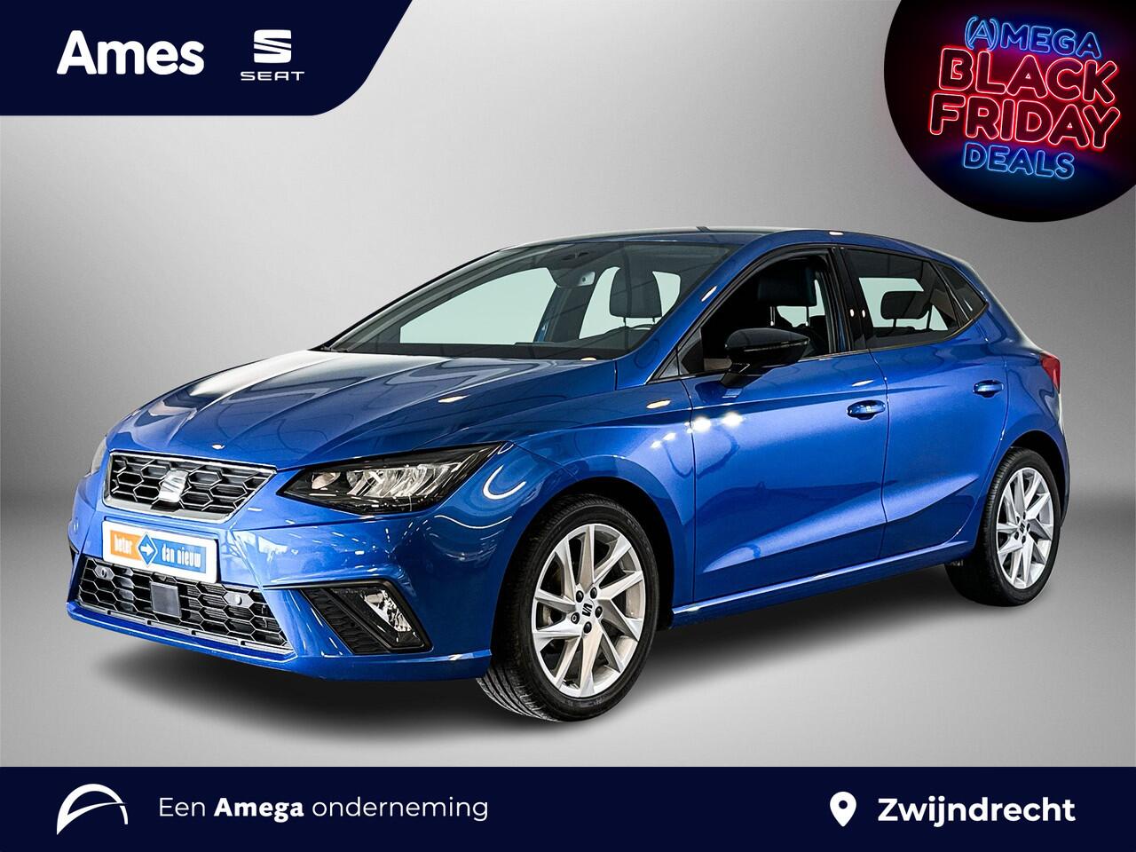 Seat IBIZA 1.0 95pk TSI FR | Apple CarPlay Android Auto | Parkeersensoren | Klimaaregeling | 17 inch lichtmetaal
