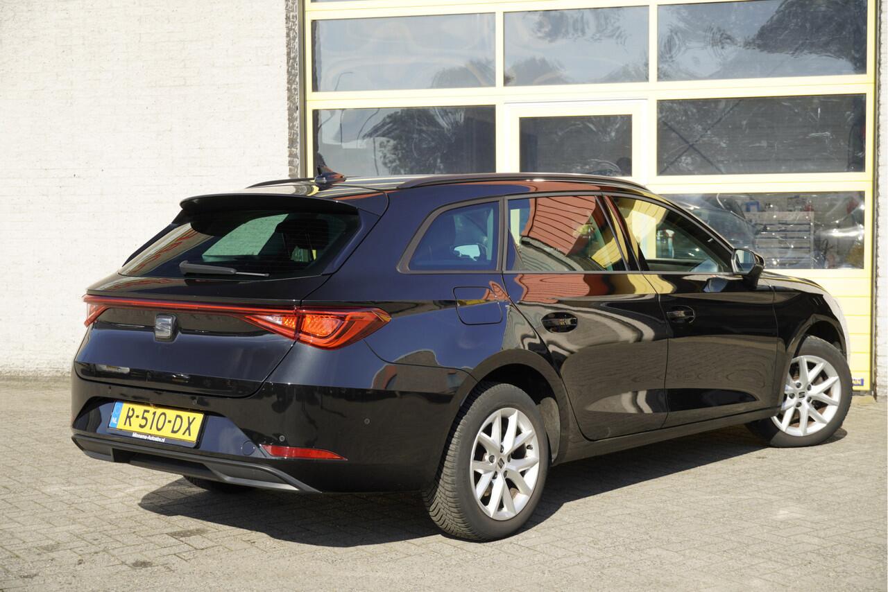 Seat LEON Sportstourer 1.0 TSI Style Business Intense BJ2022 Lmv 16" | Led | Pdc | Navi | Achteruitrijcamera | App-Connect | Virtual cockpit | Climate control | Cruise control | Extra getint glas