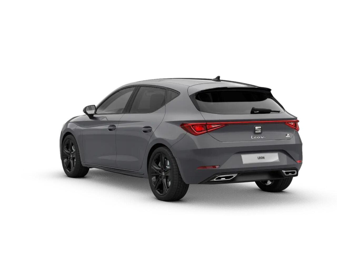 Seat LEON 1.5 TSI e-Hybrid FR Business | Graphene Grey | Black Pack | Glazen schuif-kanteldak | Safe & Driving Pack | C2K - Velgen 'Black Pack', 18 inch