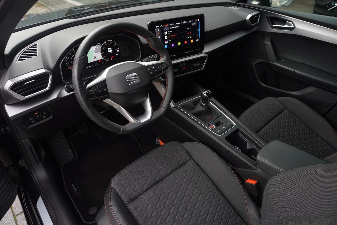 Seat LEON 1.5 TSI FR Business Intense | Stuurverw | Carplay | ACC | Navi | Keyless | 18"