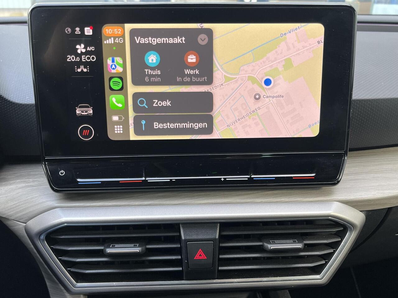 Seat LEON 1.4 TSI eHybrid PHEV Xcellenge | Navi/Adapt.Cruise/Clima/Stoel+Stuurverw./17"/Apple CarPlay/El.Best.Stoel+Memory/Afn.Trekhaak