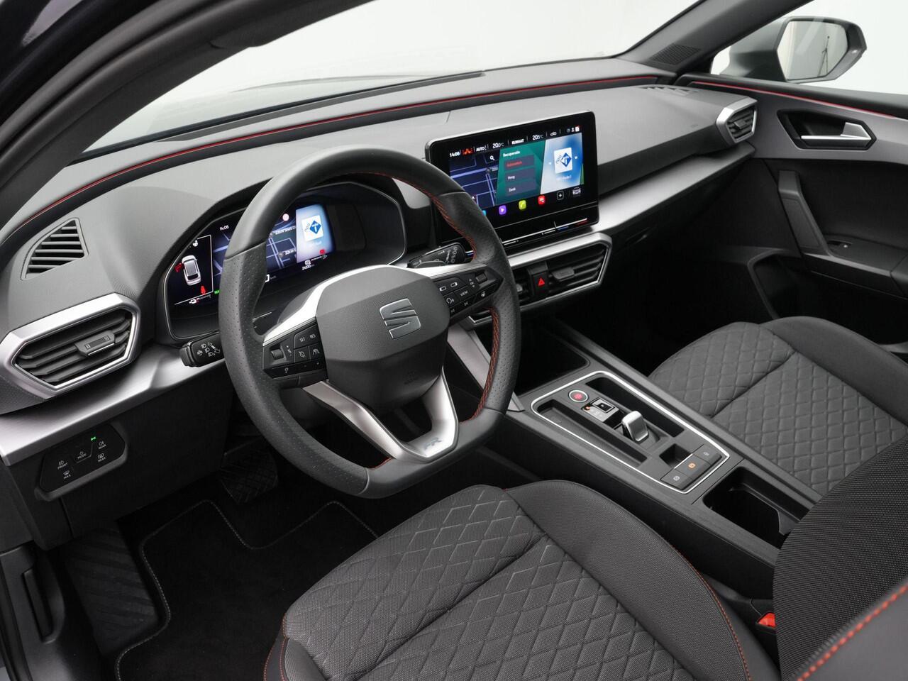 Seat LEON Sportstourer 1.4 TSI eHybrid 204 pk DSG FR Business Intense | Trekhaak | Stoelverwarming | Achteruitrijcamera | 18 inch 'Performance'