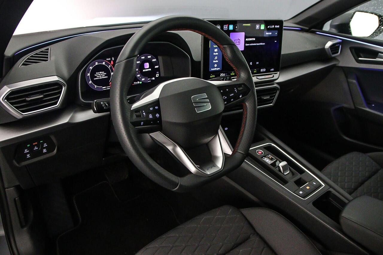 Seat LEON Sportstourer FR First Edition 1.5 TSI eHybrid 204pk DSG Automaat Trekhaak, Adaptive cruise control, LED matrix koplampen, Navigatie, Achteruitrijcamera