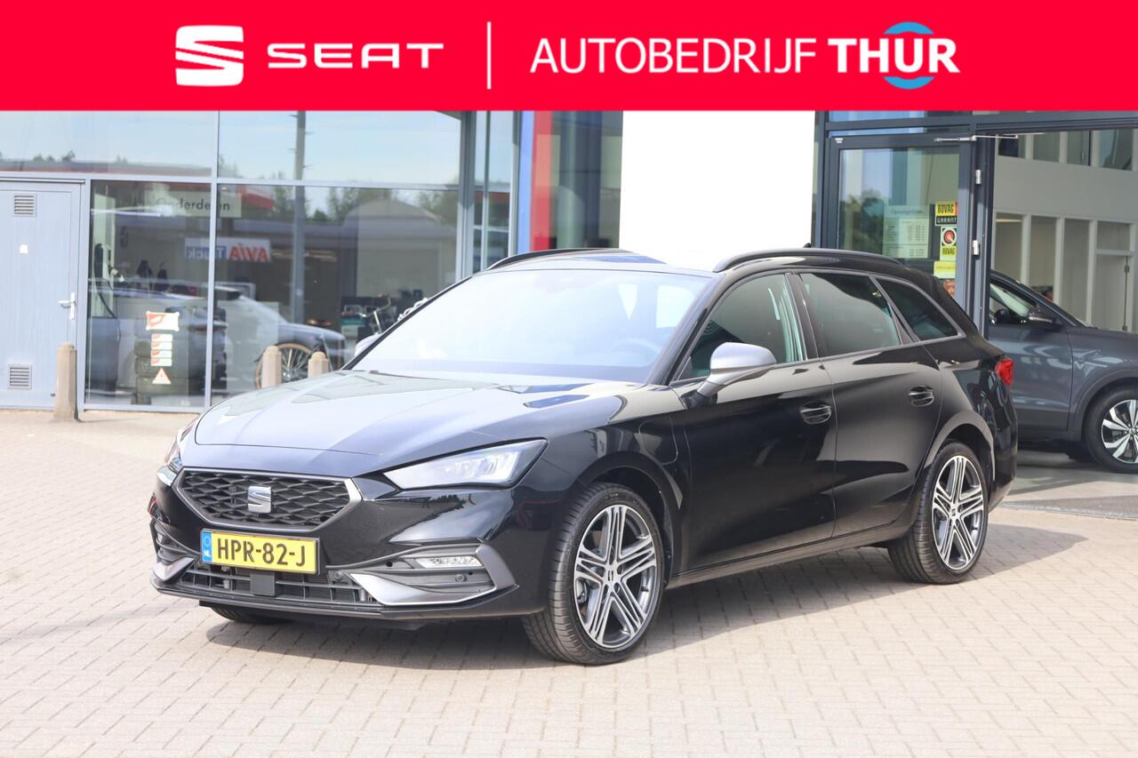 Seat LEON Sportstourer 1.5 TSI e-Hybrid FR Business 204PK / 150kW, 18" 'Performance Machined' LMV, LED koplampverlichting, adaptieve cruise control (acc), multifunctioneel lederen stuurwiel, infotainmentsysteem met 12,9 inch touchscreen, keyless start, achteruitrij