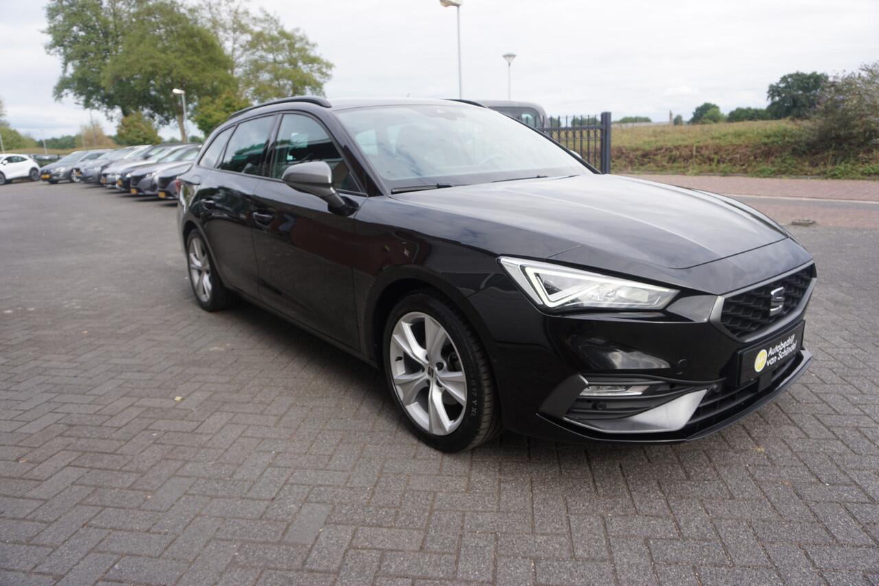 Seat LEON Sportstourer 1.0 TSI FR SPORT LUXE KEURIGE NETTE STAAT PANORAMADAK VIRTUEEL COCKPIT CAMERA STOEL+STUURVERWARMING ANDROID/APPLECARPLAY NAVI 17INCH KEYLESS CLIMA CRUISE BLUETOOTH ENZ...