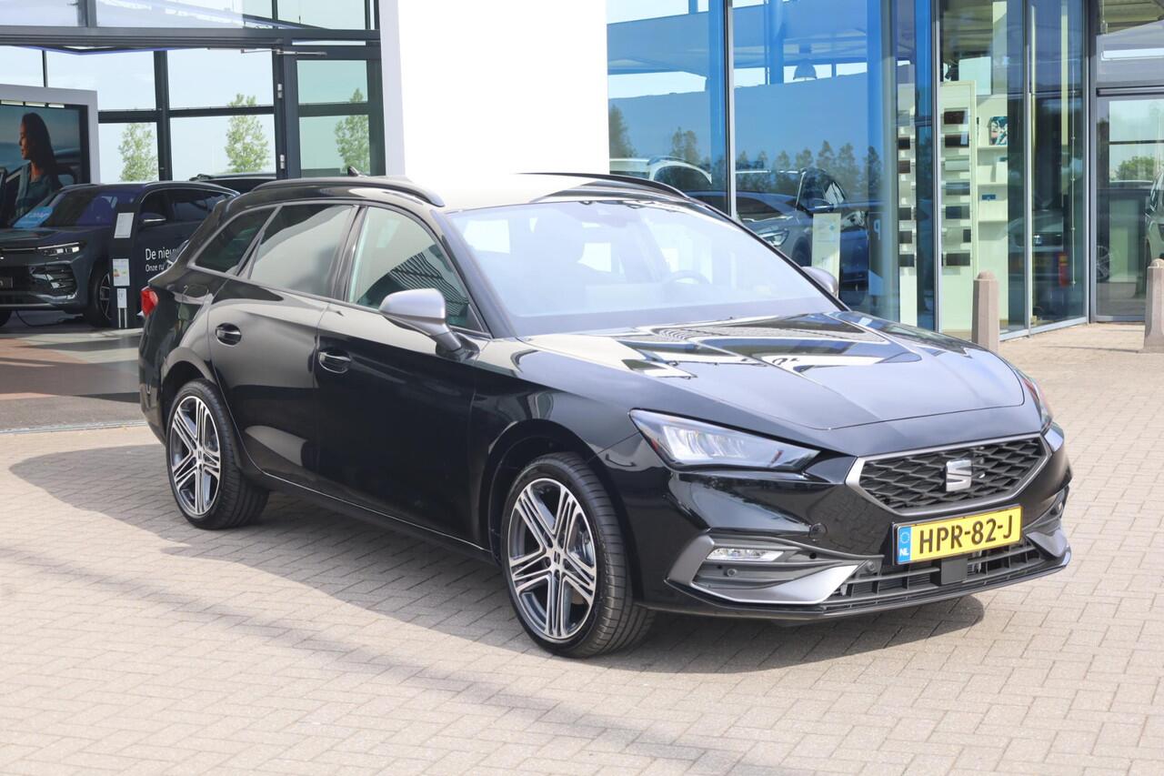 Seat LEON Sportstourer 1.5 TSI e-Hybrid FR Business 204PK / 150kW, 18" 'Performance Machined' LMV, LED koplampverlichting, adaptieve cruise control (acc), multifunctioneel lederen stuurwiel, infotainmentsysteem met 12,9 inch touchscreen, keyless start, achteruitrij