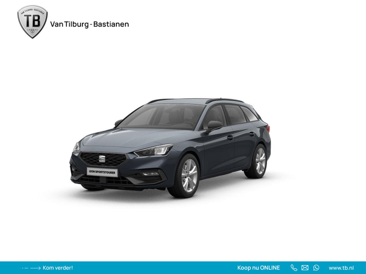 Seat LEON Sportstourer 1.5 TSI e-Hybrid FR Business 204PK DSG Navi, Full Link, Hybride, Led, Sportstuur, Digital Cockpit, Camera, Sensoren *Extra voordeel!*