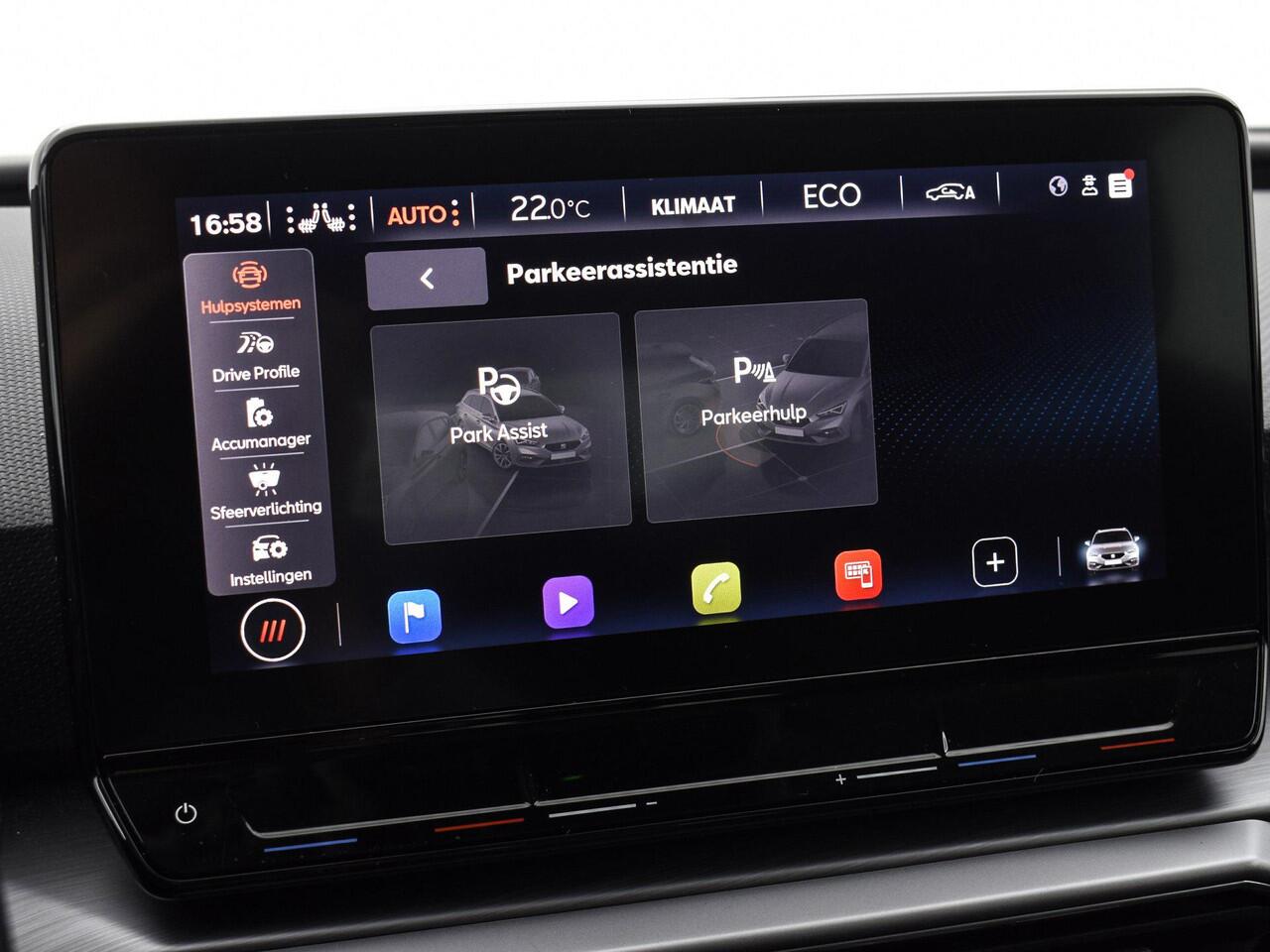 Seat LEON Sportstourer 1.4 TSI 204pk DSG eHybrid PHEV FR Business Intense · Camera · Inklap. Trekhaak · Keyless · Stuur- & Stoelverwarming · Elek. Bestuurddersstoel + Geheugen · ACC · Apple/Android Car Play ·