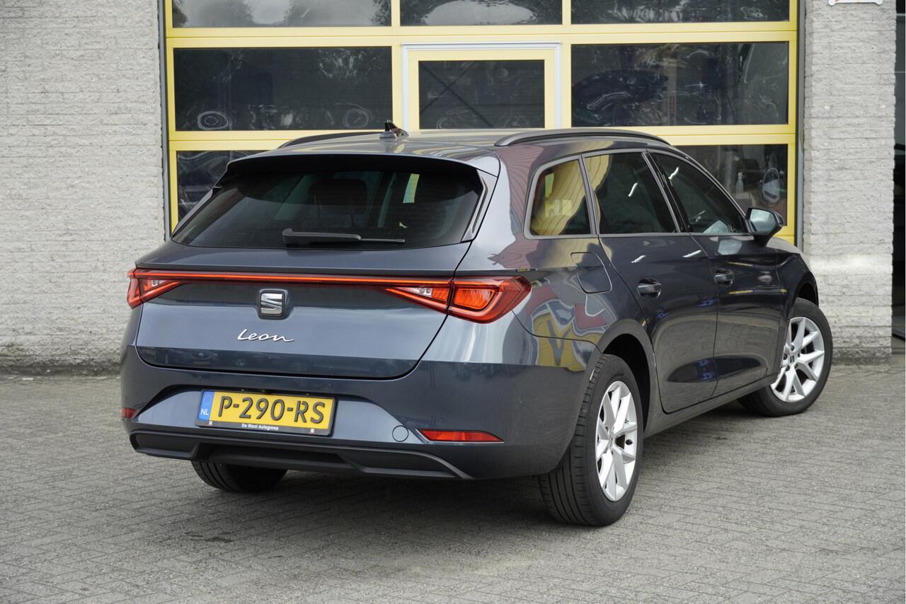 Seat LEON Sportstourer 1.0 TSI Style Business Intense BJ2022 Lmv 16" | Led V+A | Pdc | Navi | Achteruitrijcamera | App-Connect | Virtual cockpit | Climate control | Cruise control | Extra getint glas
