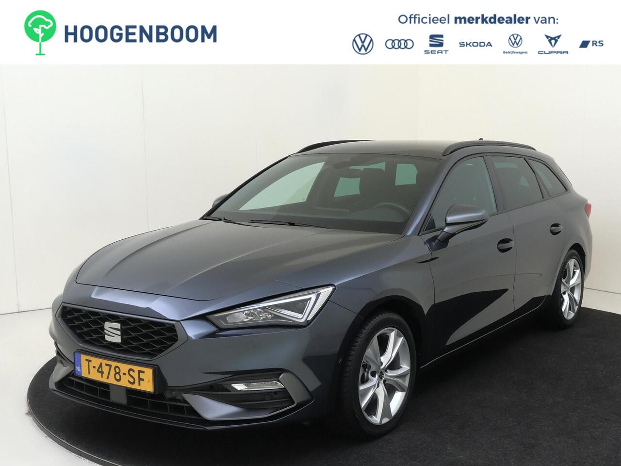 Seat LEON Sportstourer 1.0 eTSI FR Business Intense | Trekhaak | Parkeerassistent | 3-zone airco | Adaptieve cruise control | Achteruitrijcamera | Dodehoek detectie |