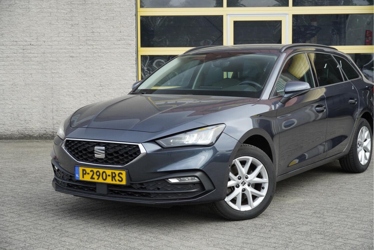Seat LEON Sportstourer 1.0 TSI Style Business Intense BJ2022 Lmv 16" | Led V+A | Pdc | Navi | Achteruitrijcamera | App-Connect | Virtual cockpit | Climate control | Cruise control | Extra getint glas