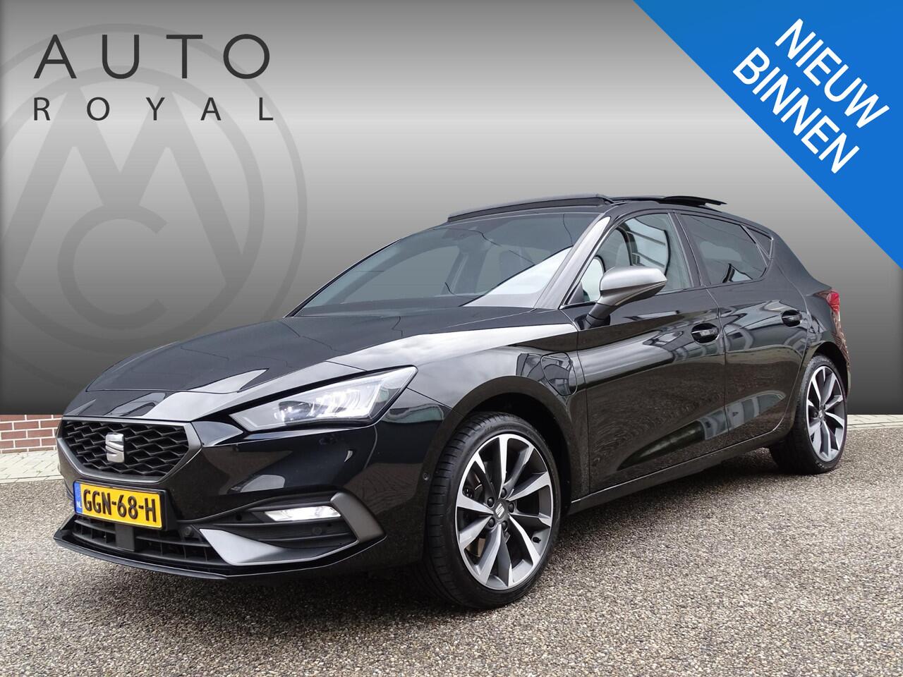 Seat LEON 1.4 TSI eHybrid PHEV FR Business Intense AUTOMAAT | PANORAMADAK | STUUR-STOELVERWARMING | NAVIAGATIE | ACHTERUIT RIJ CAMERA | LED PAKKET | VOLLEDIG DIGITAAL INSTRUMENTENPANEEL | DAB | KEYLESS ENTRY |