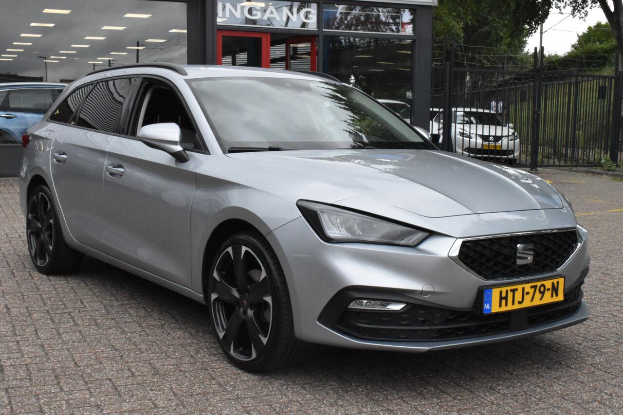 Seat LEON Sportstourer 1.5 eTSI Style | Navigatie | Virtual Dash | Cruise | Cupra FR velgen | 12 mnd BOVAG garantie Whatsapp 06-53188999