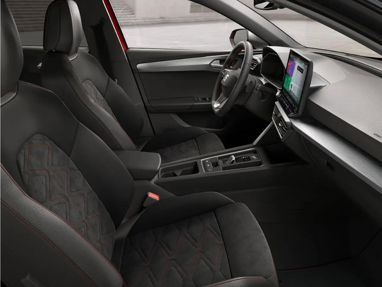 Seat LEON Sportstourer FR Business 1.5 TSI eHybrid 150 kW / 204 PK Statio | Desire Red | Black Pakket | Dinamica Interieur