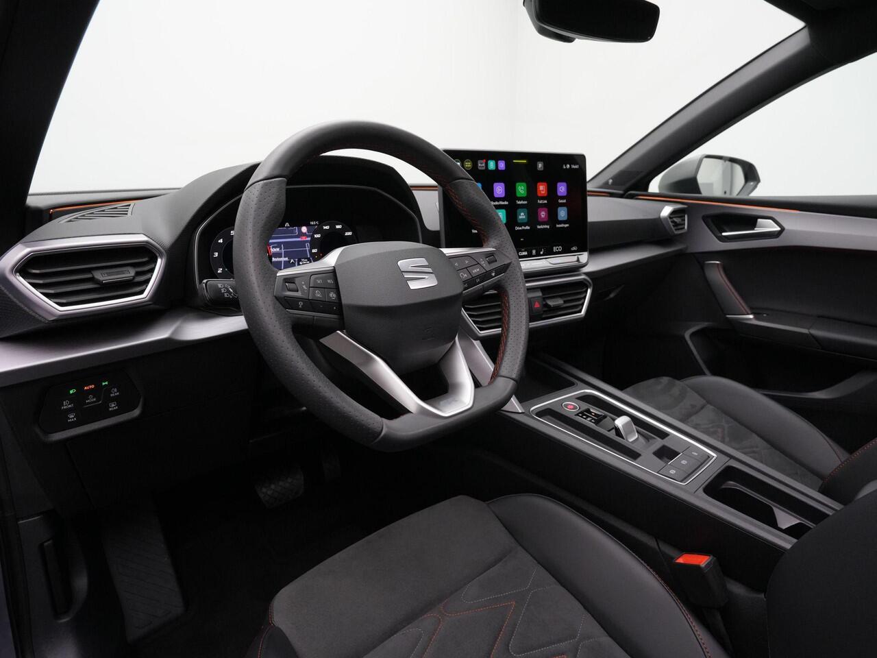 Seat LEON Sportstourer 1.5 TSI e-Hybrid 204 pk DSG FR Business | Panoramadak | Beats | Leder/alcantara | Geheugenstoel | Adaptief onderstel | Matrix LED | Stuur-/stoelverwarming